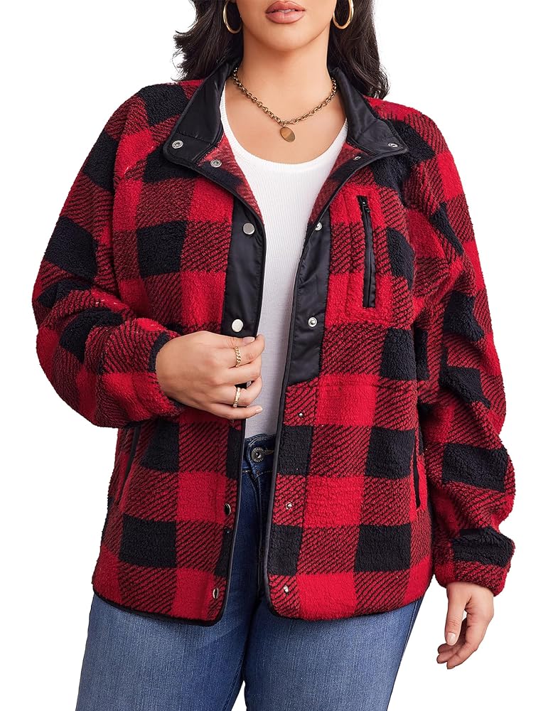 ジャケット・アウター 50s 60s Check pattern full zip jacket s-l400.jpg